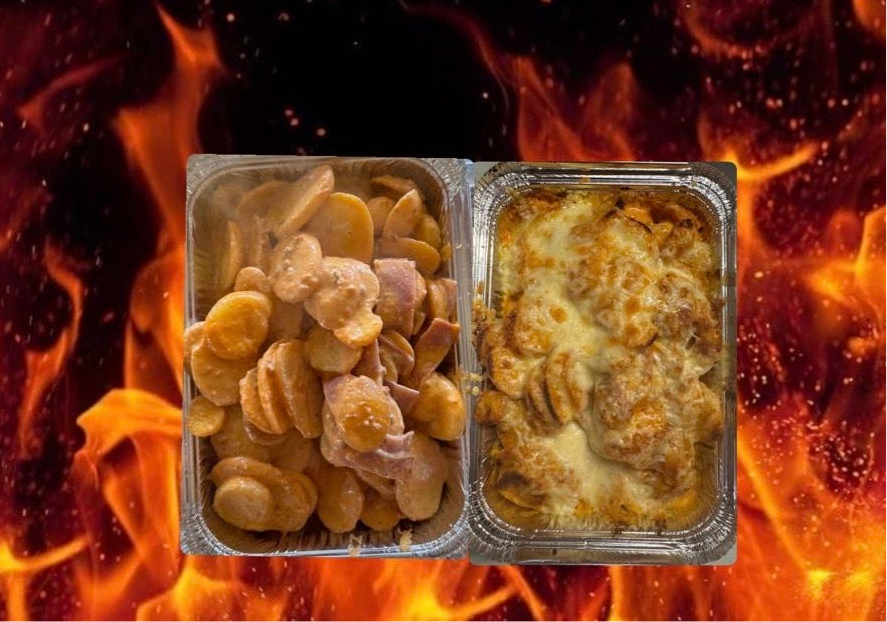 Bratkartoffel-Hackfleisch-Auflauf