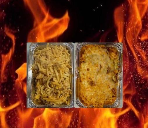 Käsespätzle mit Dönerfleisch